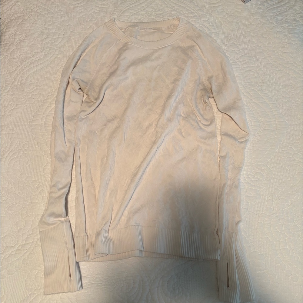 Lululemon White Sweater
